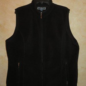 Karen Scott Sport Vest, XL,  Black
